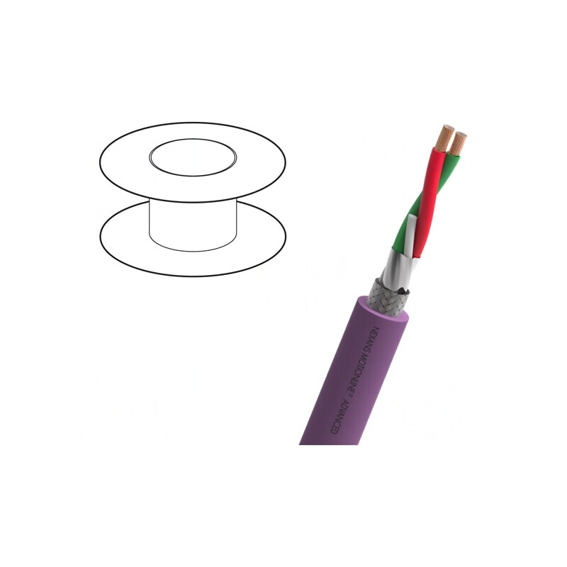 Cablu PROFIBUS Cu PVC Violet 30V | Electronic-mag.ro | Componente Electronice