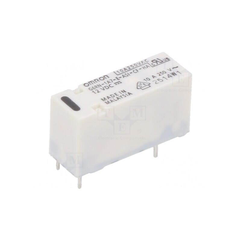 Releu Electromagnetic 12VDC 10A 250VAC PCB | Electronic-mag.ro | Componente Electronice
