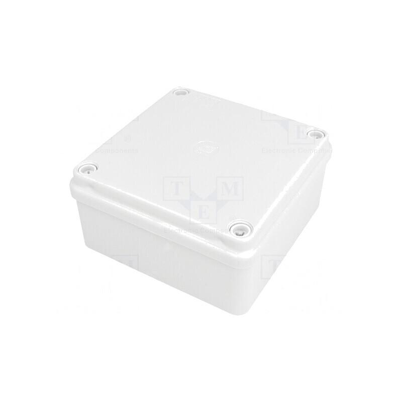 Carcasă Universală Gri 100mm x 100mm x 50mm ABS Polistiren | Electronic-mag.ro | Componente Electronice
