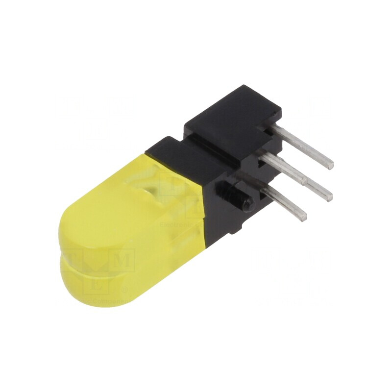 LED Galben cu 2 Diode 20mA 100° 25-50mcd | Electronic-mag.ro | Componente Electronice