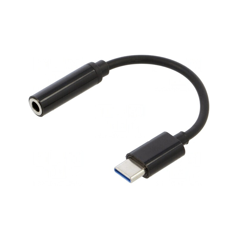 Adaptor USB-C la Jack 3,5mm, 0,12m, Negru | Electronic-mag.ro | Componente Electronice Adaptor USB-C la Jack 3,5mm, 0,12m, Negru | Electronic-mag.ro | Componente Electronice