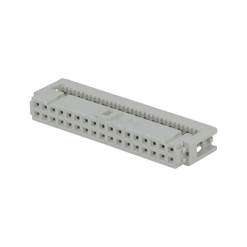 Mufă IDC mamă 34 pini pentru cablu-bandă 1,27mm 2,54mm | Electronic-mag.ro | Componente Electronice