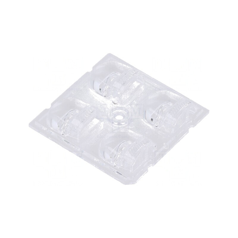 Lentilă LED pătrată 9mm transparentă | Electronic-mag.ro | Componente Electronice