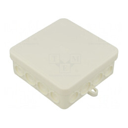 Cutie de conexiuni IP55 100x100x40mm albă | Electronic-mag.ro | Componente Electronice