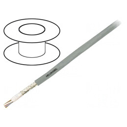 Cablu de Control SUPERTRONIC-C-PURO 2x0.34mm2 Gri | Electronic-mag.ro | Componente Electronice