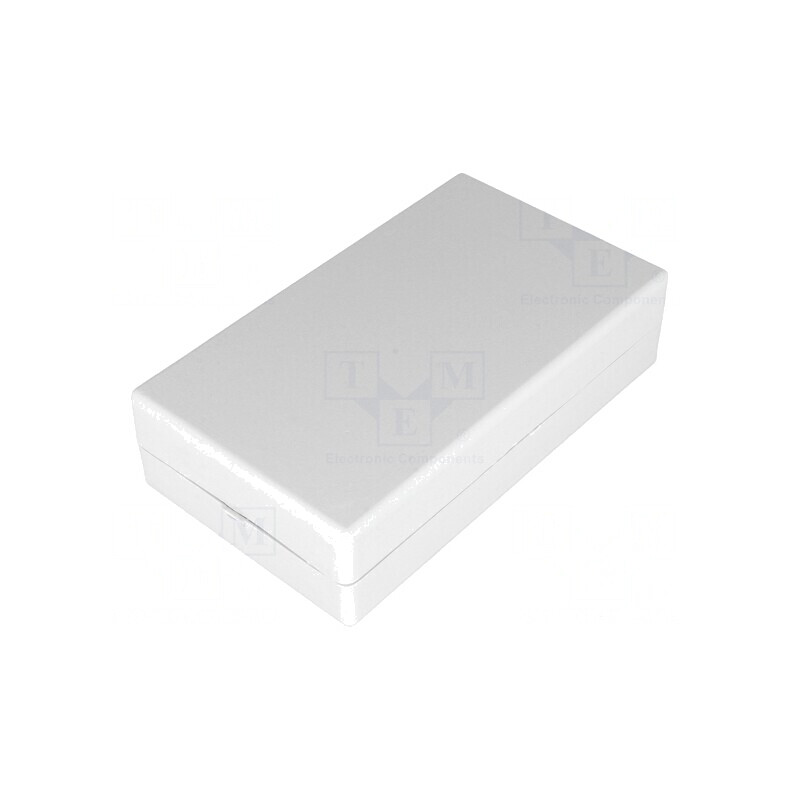 Carcasă Universală ABS Gri cu Clichet 75x130x34mm | Electronic-mag.ro | Componente Electronice