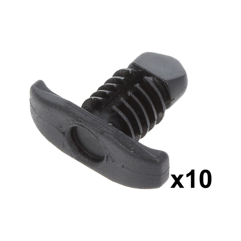 Clips Garnitură 10buc Ford 10.7mm Poliamidă Neagră | Electronic-mag.ro | Componente Electronice
