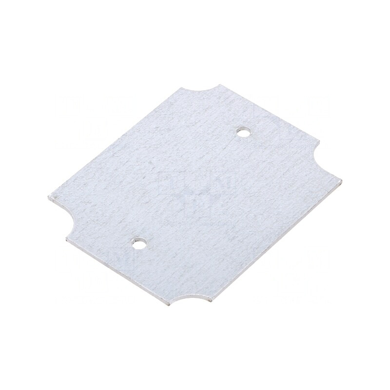 Placă de Montare Oțel Zincată 64x80x1.5mm | Electronic-mag.ro | Componente Electronice