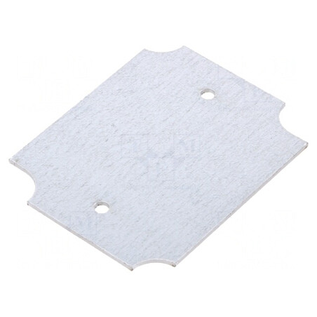 Placă de Montare Oțel Zincată 64x80x1.5mm | Electronic-mag.ro | Componente Electronice