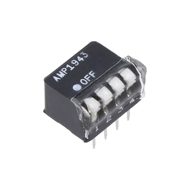 Comutator DIP-SWITCH 4 Secțiuni OFF-ON 0,0025A 24VDC | Electronic-mag.ro | Componente Electronice Comutator DIP-SWITCH 4 Secțiuni OFF-ON 0,0025A 24VDC | Electronic-mag.ro | Componente Electronice