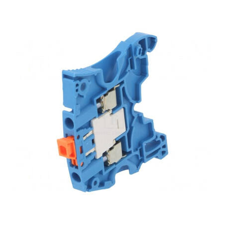 Conector de șine albastru 2 borne 0,2-4mm² SNK | Electronic-mag.ro | Componente Electronice