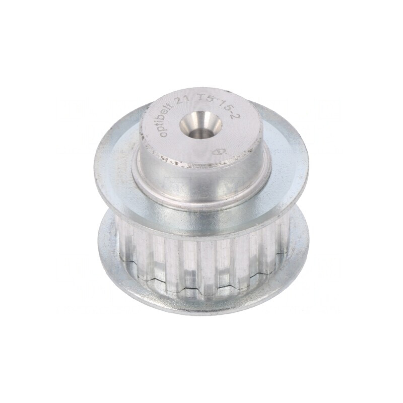 Roată de curea aluminiu T5 10mm 21mm 23,05mm | Electronic-mag.ro | Componente Electronice