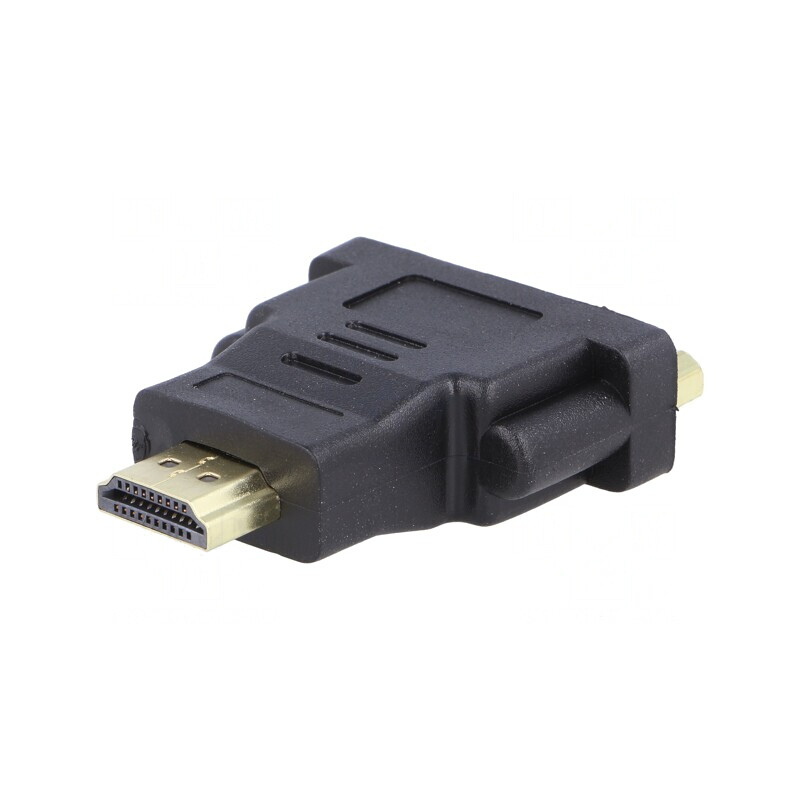 Adaptor DVI-I la HDMI Negru | Electronic-mag.ro | Componente Electronice