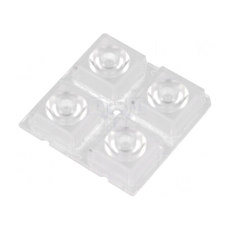 Lentilă LED pătrată transparentă 25-32° 8,5mm | Electronic-mag.ro | Componente Electronice