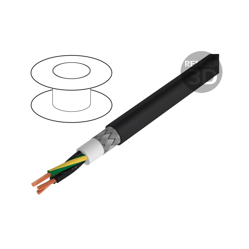 Cablu Ecranat BiT 1000 CY FR 3G1mm2 Cupru | Electronic-mag.ro | Componente Electronice