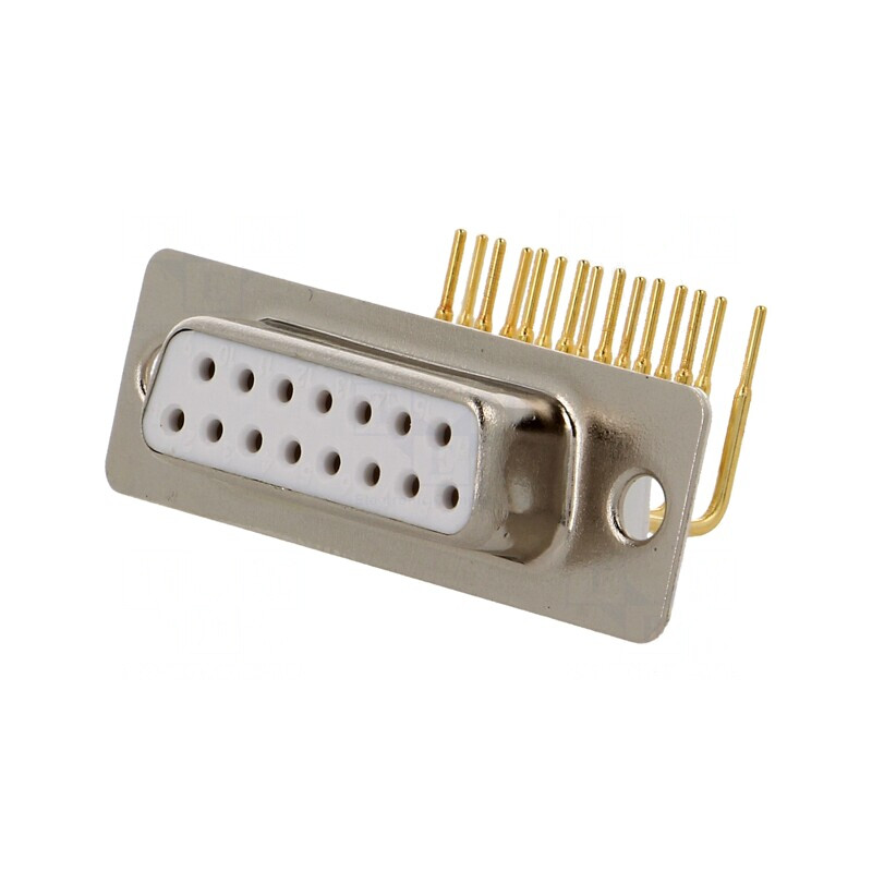 Conector D-Sub 15-Pin Mamă PCB 90° THT | Electronic-mag.ro | Componente Electronice Conector D-Sub 15-Pin Mamă PCB 90° THT | Electronic-mag.ro | Componente Electronice