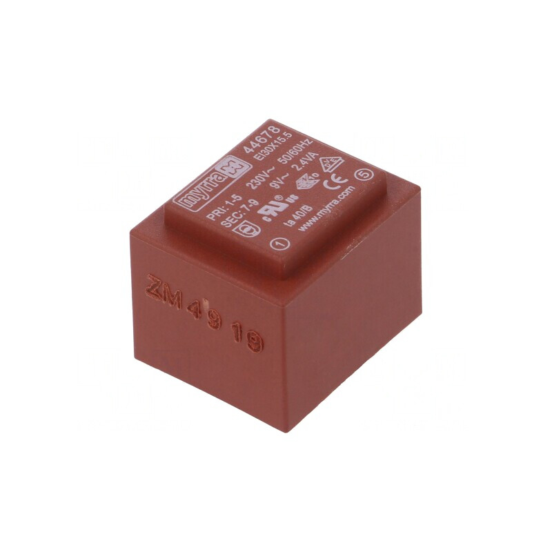Transformator Încapsulat 2,4VA 230V 9V PCB | Electronic-mag.ro | Componente Electronice