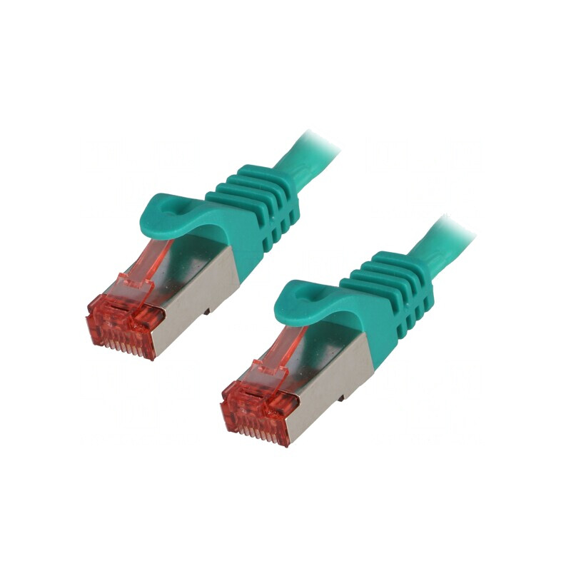 Cablu Patch S/FTP Cat6 Verde 1.5m | Electronic-mag.ro | Componente Electronice