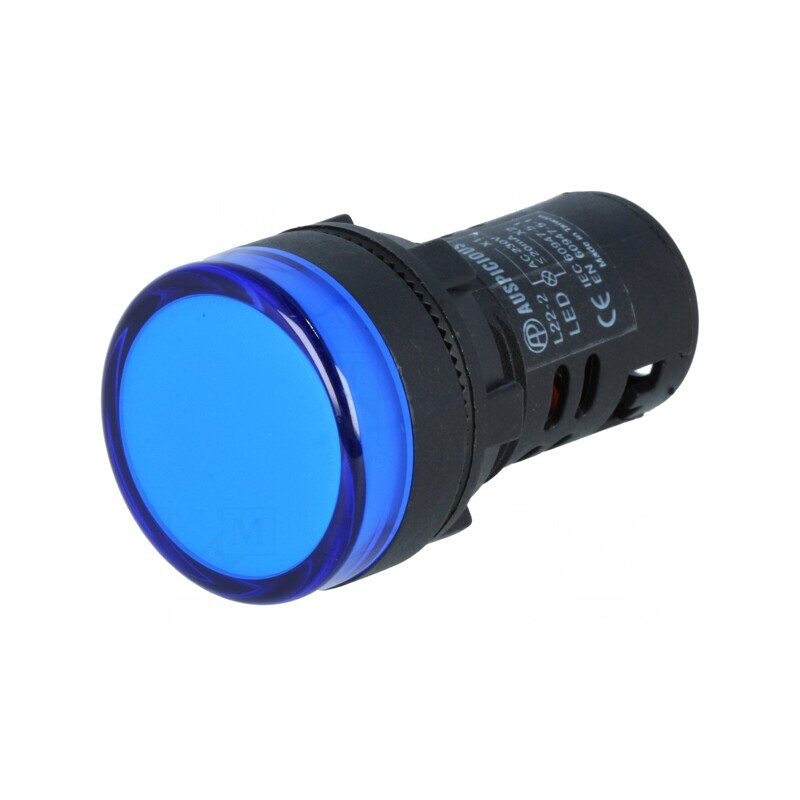 Lumină de Control LED 230V 22mm | Electronic-mag.ro | Componente Electronice