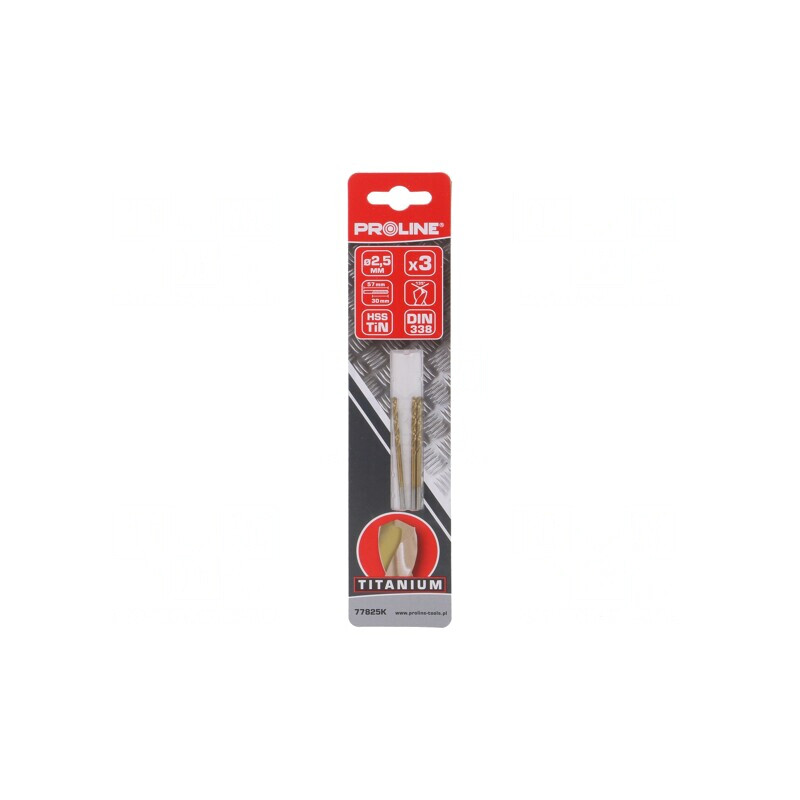 'Drill Bits for Metal 2.5mm 3pcs' | Electronic-mag.ro | Componente Electronice