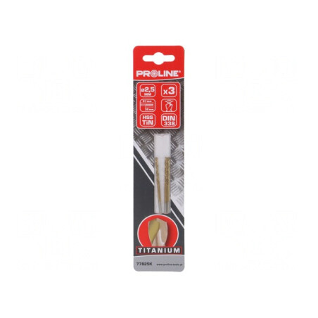 'Drill Bits for Metal 2.5mm 3pcs' | Electronic-mag.ro | Componente Electronice