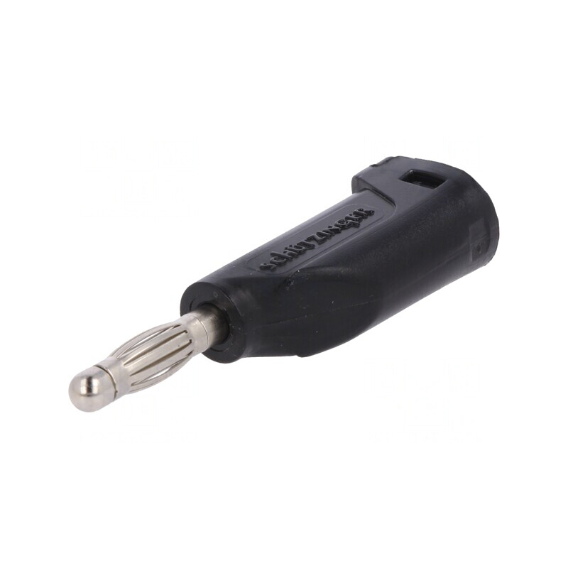 Mufă Banană 4mm 32A Neagră | Electronic-mag.ro | Componente Electronice