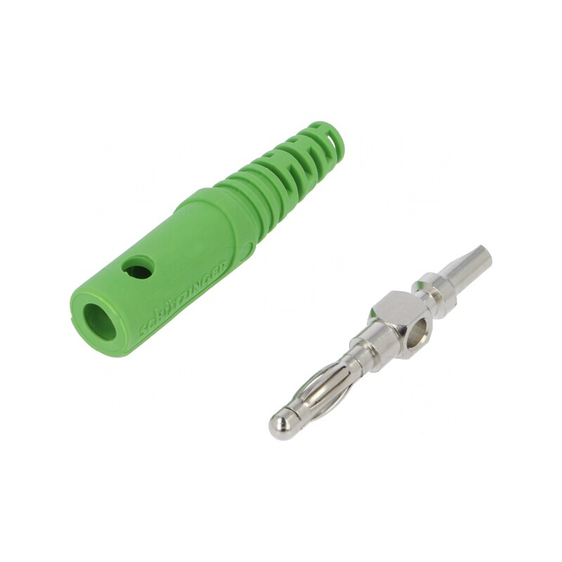 Mufă Banană Verde 4mm 32A | Electronic-mag.ro | Componente Electronice