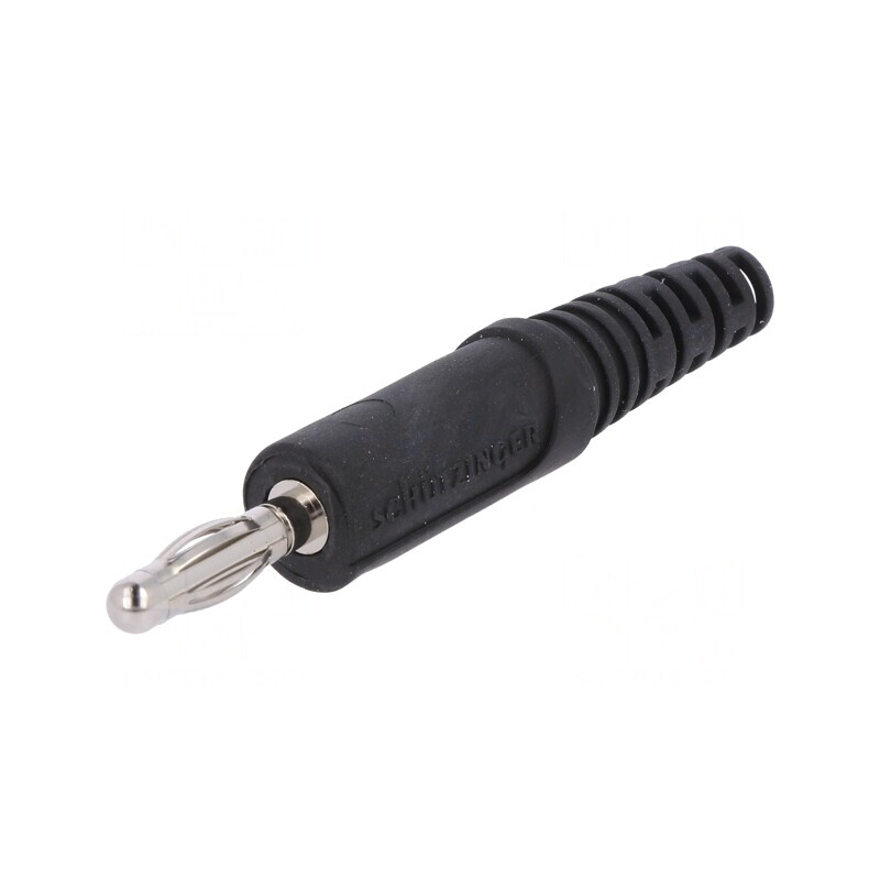 Mufă Banană 4mm Neagră 32A | Electronic-mag.ro | Componente Electronice