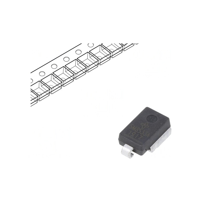 Diodă TVS 5,2kW 36,7V 124A Unidirecţională DO218AB PAR | Electronic-mag.ro | Componente Electronice