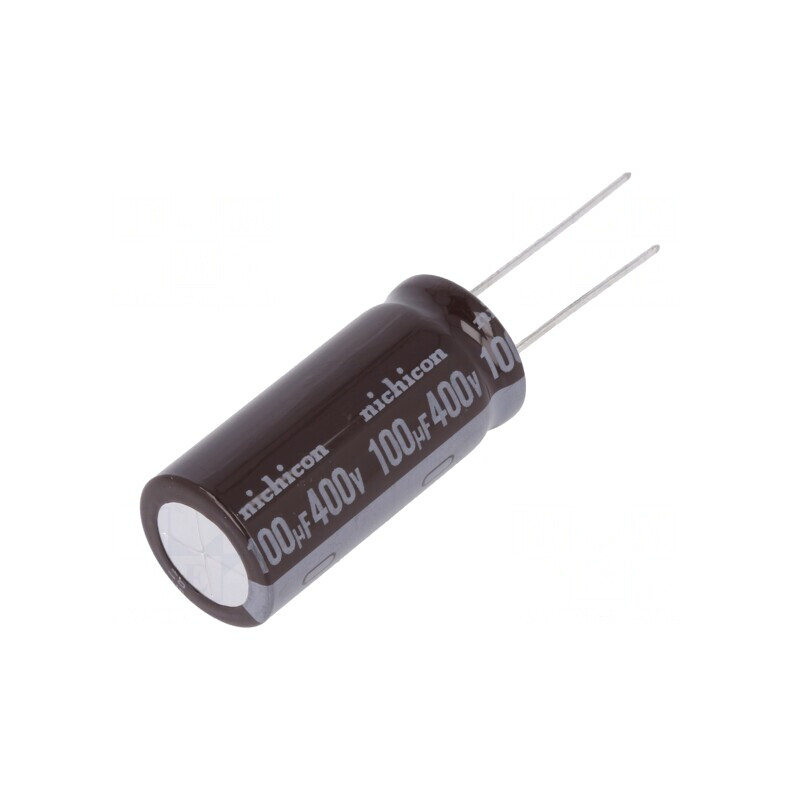 Condensator electrolitic THT 100uF 400V 16x35,5mm | Electronic-mag.ro | Componente Electronice