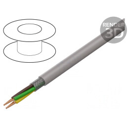 Cablu UNITRONIC® LiHCH 4x0,25mm2 60V Fără Halogen Gri-Bej | Electronic-mag.ro | Componente Electronice