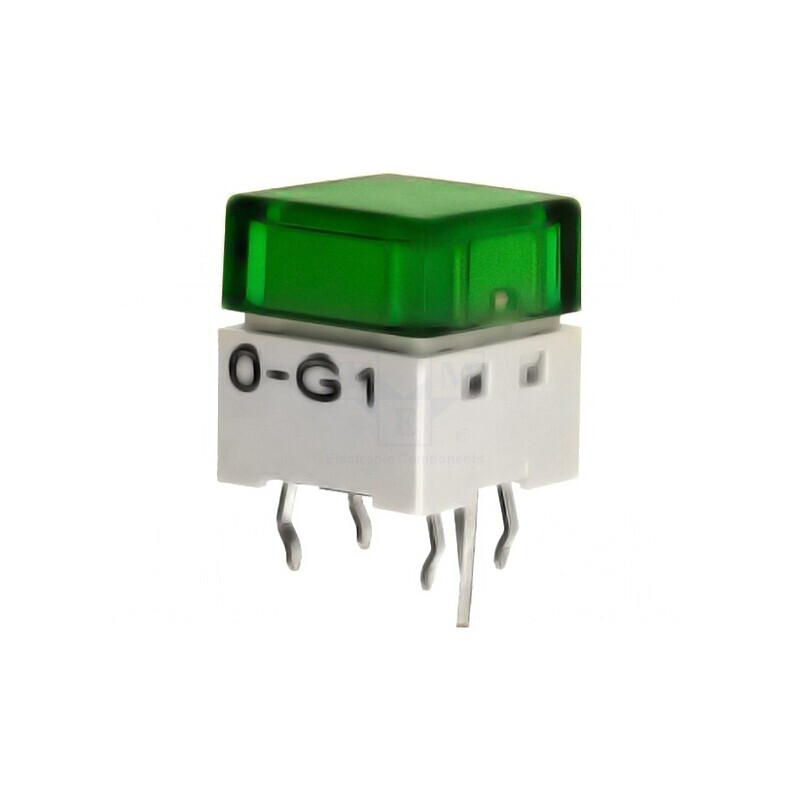 Comutator Tastatură Verde cu LED 24VDC | Electronic-mag.ro | Componente Electronice