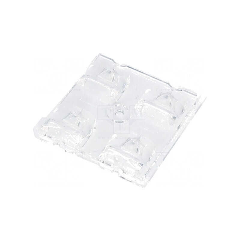 Lentilă LED Transparentă Pătrată 7mm | Electronic-mag.ro | Componente Electronice