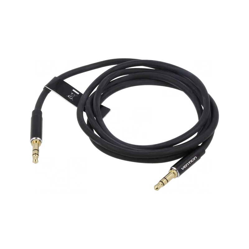 Cablu Audio Jack 3,5mm 3pin Aurit 1m | Electronic-mag.ro | Componente Electronice