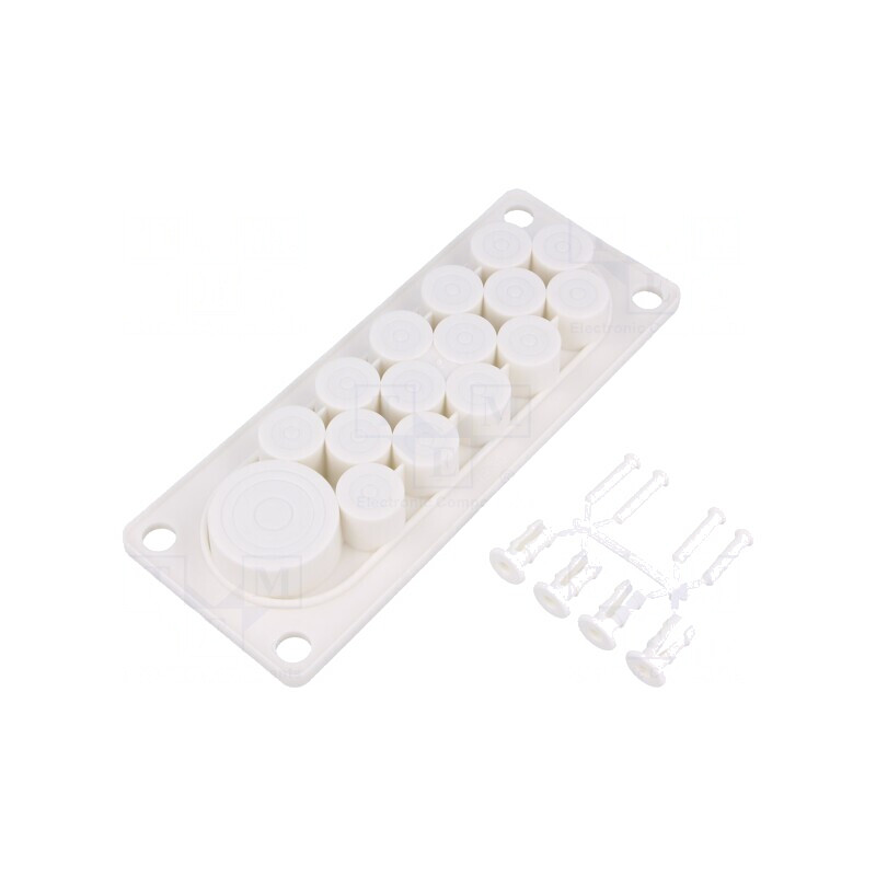 Garnitură elastomer TPE cu orificii multiple | Electronic-mag.ro | Componente Electronice Garnitură elastomer TPE cu orificii multiple | Electronic-mag.ro | Componente Electronice