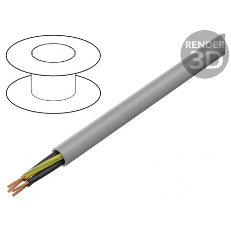 Cablu YSLY-JZ 4G1,5mm2 Neecranat Gri 300/500V | Electronic-mag.ro | Componente Electronice