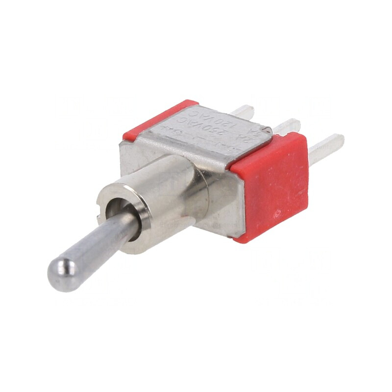 Comutator Basculant SPDT ON-ON 2A/250VAC 5A/28VDC | Electronic-mag.ro | Componente Electronice