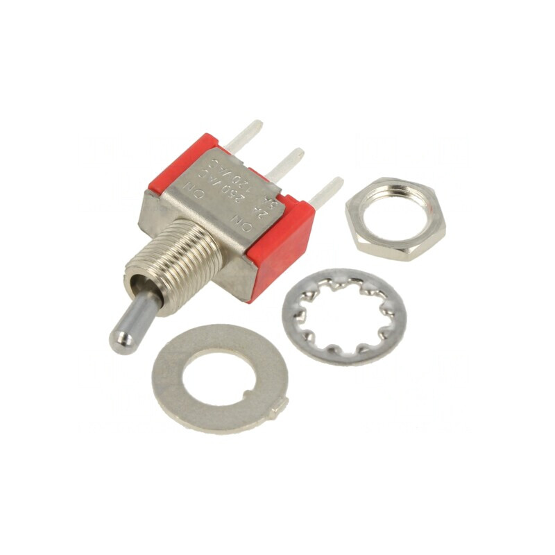 Comutator Basculant 2 Pozitii SPDT ON-ON 2A/250VAC 5A/28VDC | Electronic-mag.ro | Componente Electronice