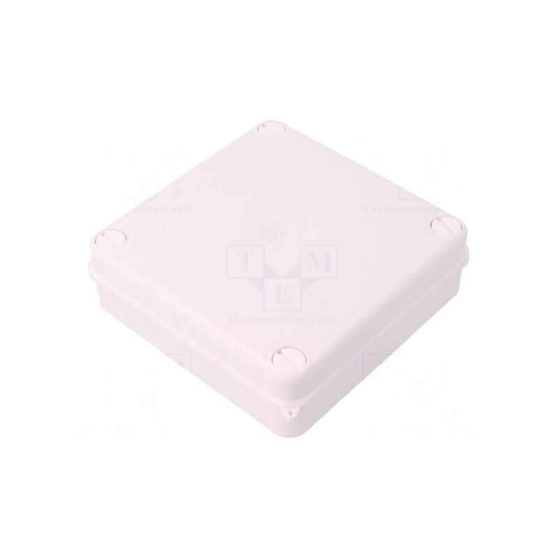 Cutie de Conexiuni IP55 Albă 135x135x58mm | Electronic-mag.ro | Componente Electronice Cutie de Conexiuni IP55 Albă 135x135x58mm | Electronic-mag.ro | Componente Electronice