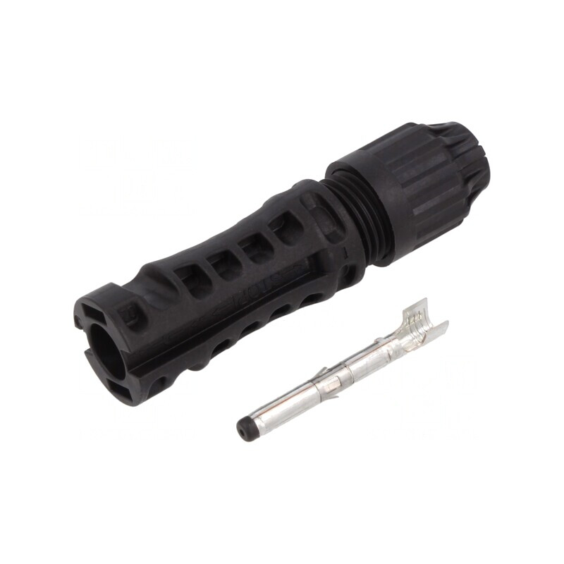 Conector Solar MC4 Tată Drept 4-6mm² Crimpat | Electronic-mag.ro | Componente Electronice