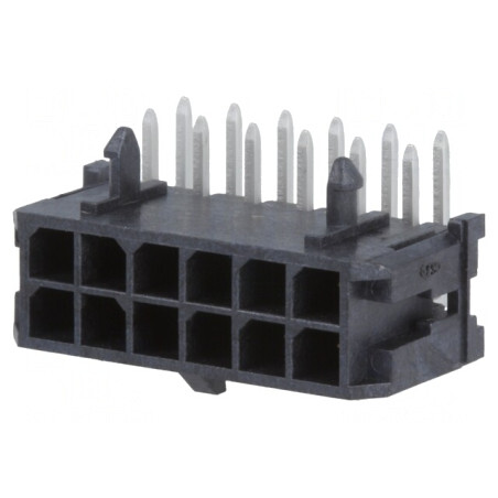Soclu Micro-Fit 3.0 3mm 12 PIN 8,5A THT | Electronic-mag.ro | Componente Electronice
