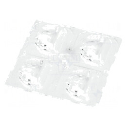 Lentilă LED Pătrată Transparentă 6mm | Electronic-mag.ro | Componente Electronice