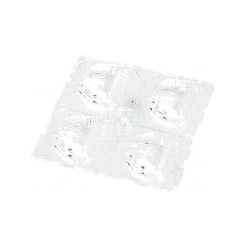 Lentilă LED Pătrată Transparentă 6mm | Electronic-mag.ro | Componente Electronice