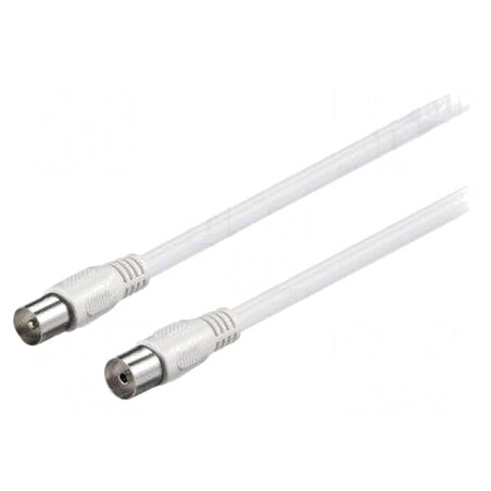 Cablu Coaxial 2m 75Ω PVC 9,5mm Priză-Mufă | Electronic-mag.ro | Componente Electronice