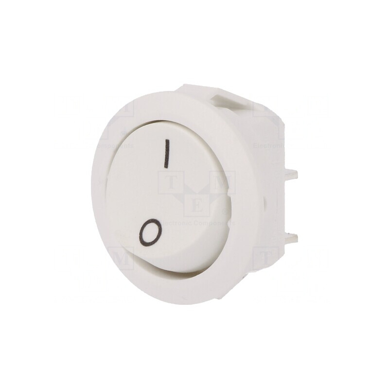 Rocker Switch ON-OFF 12A 250VAC White IP40 | Electronic-mag.ro | Componente Electronice