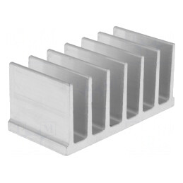Radiator Aluminiu Extrudat cu Aripioare 40x78x35mm | Electronic-mag.ro | Componente Electronice