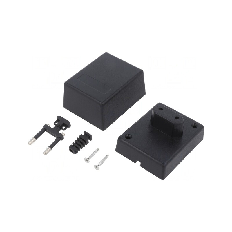 Carcasă pentru Alimentator ABS Neagră 58x73x52mm | Electronic-mag.ro | Componente Electronice Carcasă pentru Alimentator ABS Neagră 58x73x52mm | Electronic-mag.ro | Componente Electronice