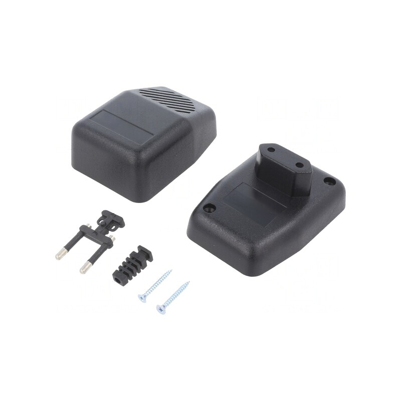Carcasă Alimentator ABS Neagră 62x85x50mm | Electronic-mag.ro | Componente Electronice Carcasă Alimentator ABS Neagră 62x85x50mm | Electronic-mag.ro | Componente Electronice