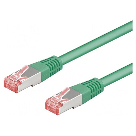 Patch cord S/FTP Cat6 LSZH Verde 2m | Electronic-mag.ro | Componente Electronice