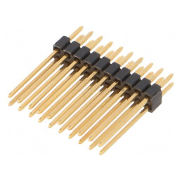 Conector pini 2x10 THT 1,27mm aurit | Electronic-mag.ro | Componente Electronice